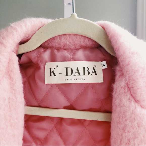 Super cozy, pink teddy coat - Picture 3 of 5